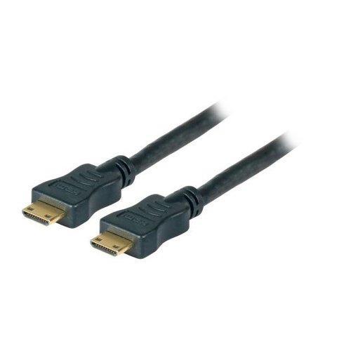 HighSpeed HDMI™ Kabel w.Eth. C-C St-St 1,0m schwarz