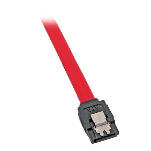 Serial ATA 150 Kabel mit Clip, intern,Farbe: rot, Länge: 0,5m