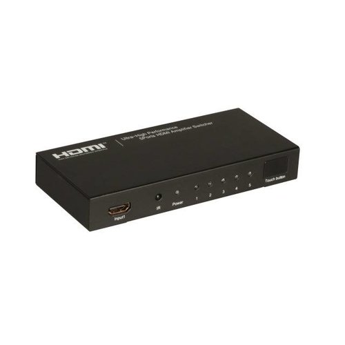 HDMI™ Switch 5-Port, inkl. FB 3D/1080p, HDCP, inkl. Netzteil