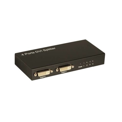 DVI Monitor-Splitter 4-Port unterstützt HDCP