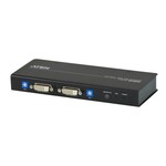 USB DVI Dual View KVM Extender Audio + RS-232 (60m)