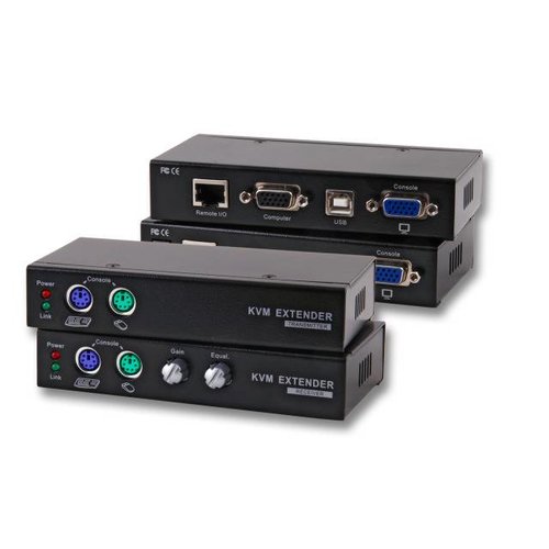 KVM Extender-Set PS/2-USB via Cat.5e/6/7 100m