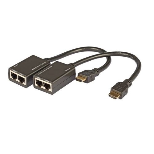 HDMI™ Extender Cat.5e/6 30m unterstützt 3D/1080p, HDCP