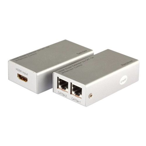 HDMI™ Extender Cat.5e/6 60m 3D/1080p, HDCP, inkl. FB