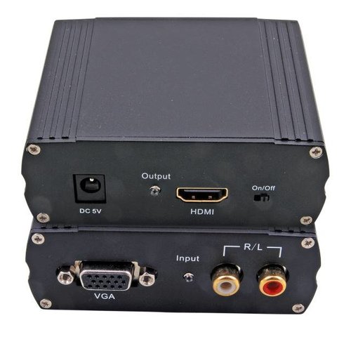 VGA + Audio zu HDMI Converter, Analog-Digital