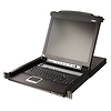 8 Port KVM 17"-LCD Console 19"-Schublade + Keyboard