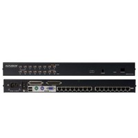 16-Port KVM IP Switch 19"/1HE "KVM over IP", Dual Bus