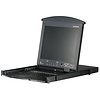 8 Port KVM Switch Cat.5 + Konsole 19"/1HE mit 19" LCD