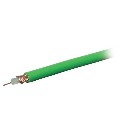 Koax Kabel RG59, 75 Ohm Litzenleiter für Video, Grün