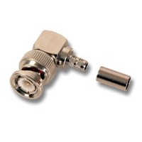 BNC Crimplötstecker abgewinkelt RG58 50 Ohm