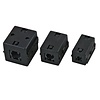 Ferrit-Ringkern 13,0mm schwarz Bauform: eckig