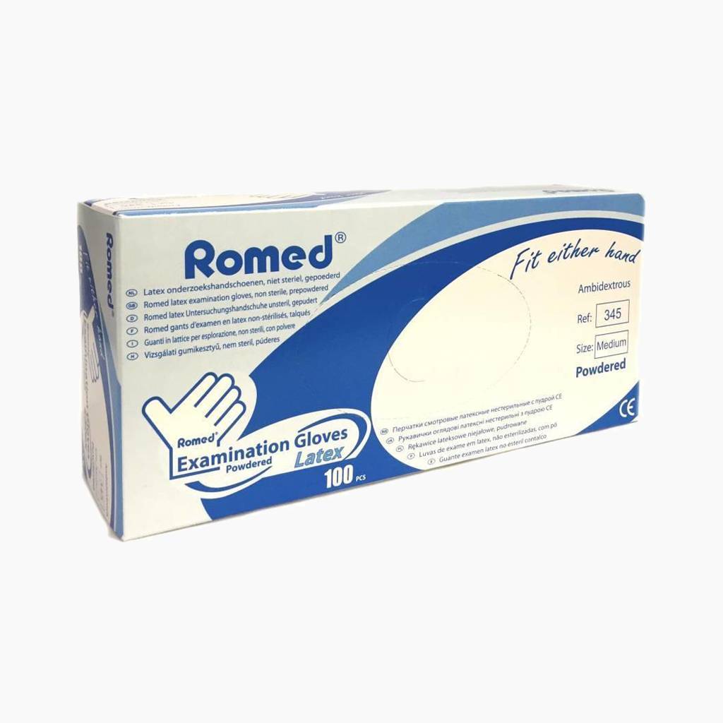 Romed Copolymer Gants sans latex-sterile