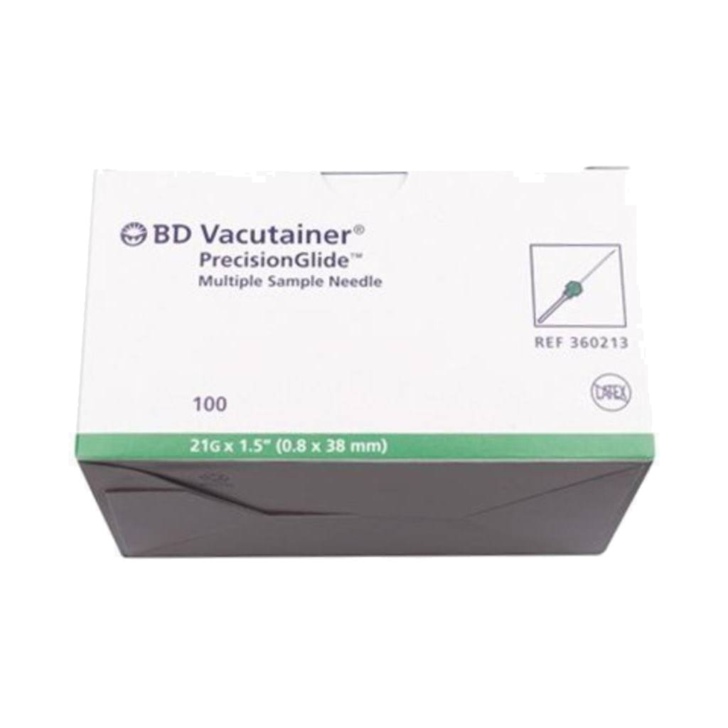 BD Vacutainer needles 21Gx1.5" 0.8x38mm green 100 pieces