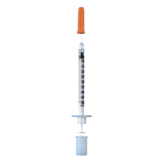 Microfine Insulin Syringe 0 5ml U100 Needle 0 30mm 30g X 8mm 123disposables Com