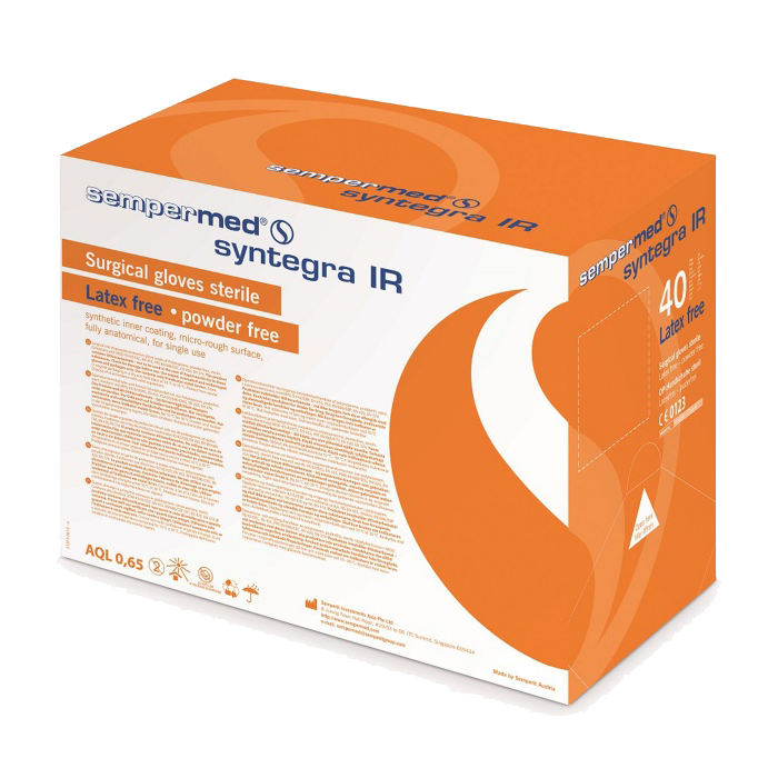 Sempermed Syntegra IR surgical glove Sterile Latexfree Powderfree 40