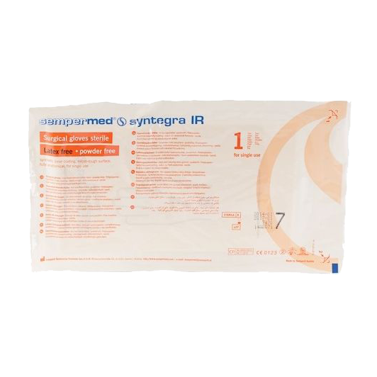 Sempermed Syntegra IR surgical glove Sterile Latexfree Powderfree 40