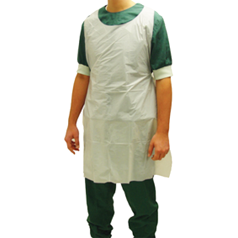 Klinion Apron polyethylene disposable 125cm 100 pieces