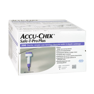 Omgeving Geheim Noord Amerika Accu-Chek Safe T-Pro Plus Lancets 200 pieces - 123disposables.com