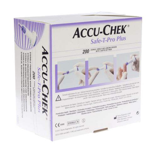 AccuChek Safe TPro Plus Lancets 200 pieces