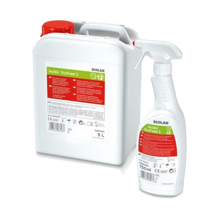Ecolab Incidin OxyFoam S Sprühflasche mit 750 ml 