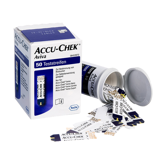 Roche AccuChek Aviva Test Strips 50 Pieces