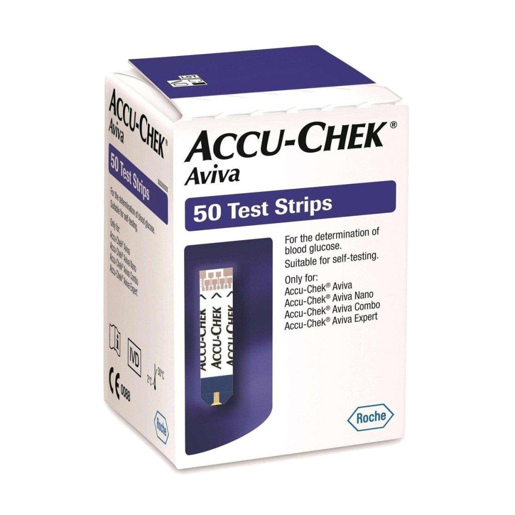 Roche AccuChek Aviva Test Strips 50 Pieces