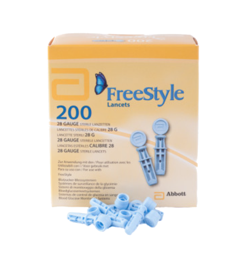 Abbott ADC FreeStyle Blood Glucose Lancets 28G 200 Pieces