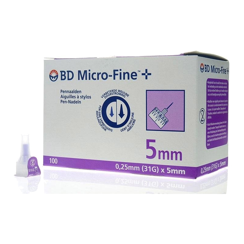 B-D Micro-Fine+ Pen Needles Short 5mm/31G - 100 - Ashtons