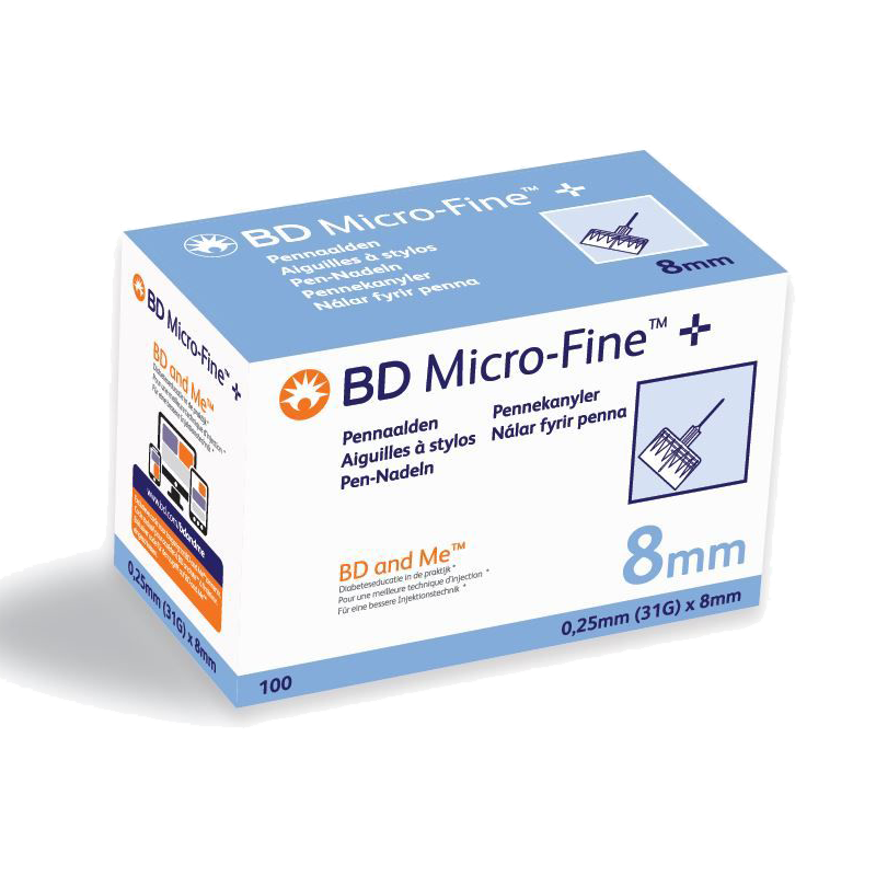 BD Microfine Pen Needle 31G 8mm 100pk