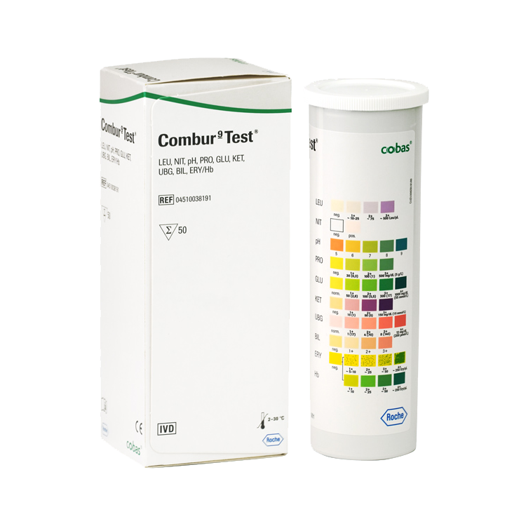 Roche Combur9 Urine test strips 50 pieces