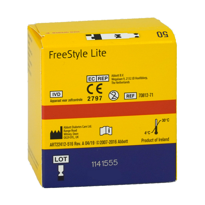 Abbott FreeStyle Lite Test Strips 50 Pieces