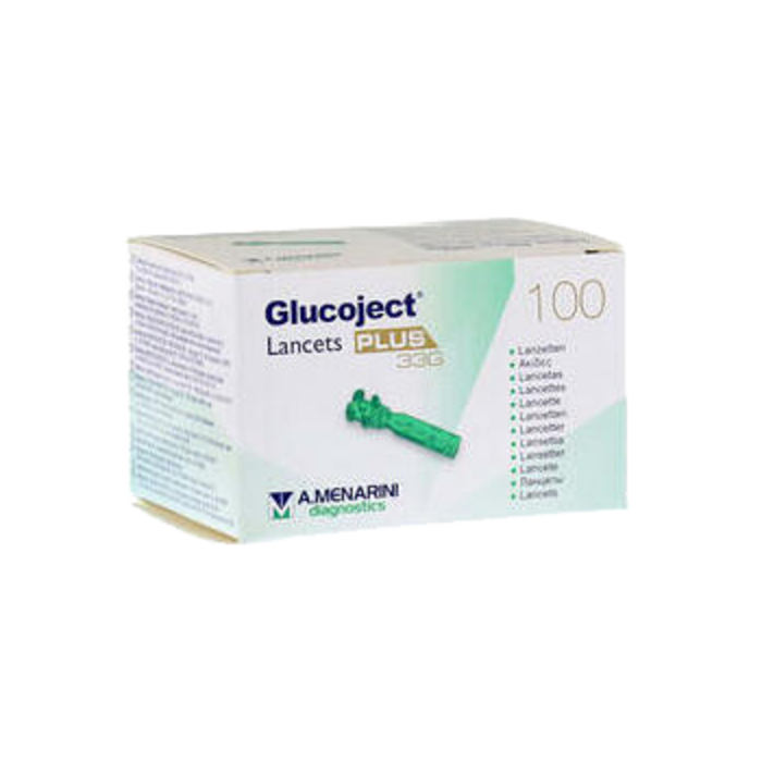 A.Menarini Glucoject Lancets Plus 33G 100 pieces