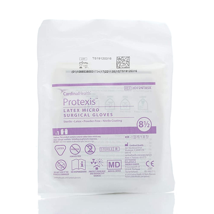 CardinalHealth Protexis Latex Micro Surgical Gloves 50 pairs