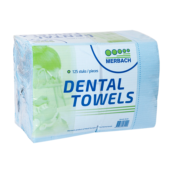 Merbach Dental Towels Blue 125 pcs
