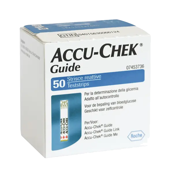 Roche AccuChek guide test strips 50 pieces