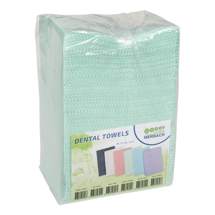 Merbach Dental Towel Patientenservetten Groen 125 stuks