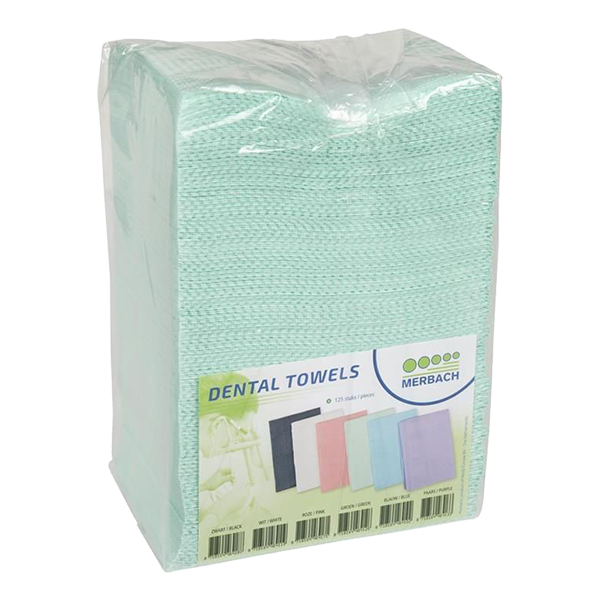 Merbach Dental Towel Green 125 pcs
