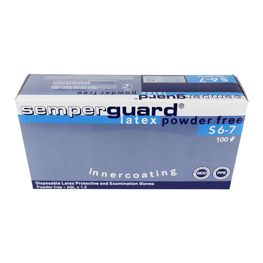 Semperguard Latex IC gloves powderfree 100 pieces