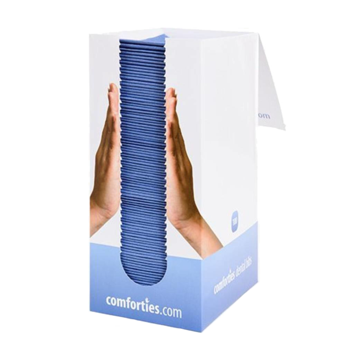 Comforties Dental bibs Violet blue 100 pieces