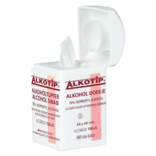 Alkotip Alcohol wipes individually wrapped 30x65mm 100+5 pieces 