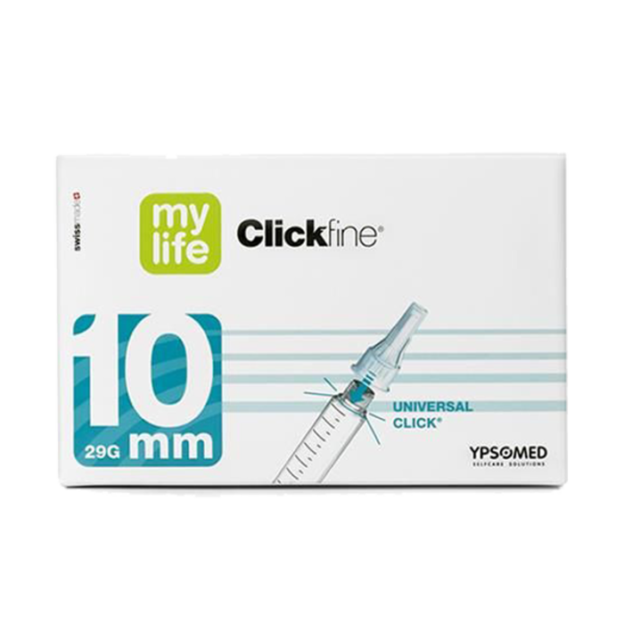 MyLife Clickfine pen needles 0.33mm (29G) x 10mm 100 pcs 