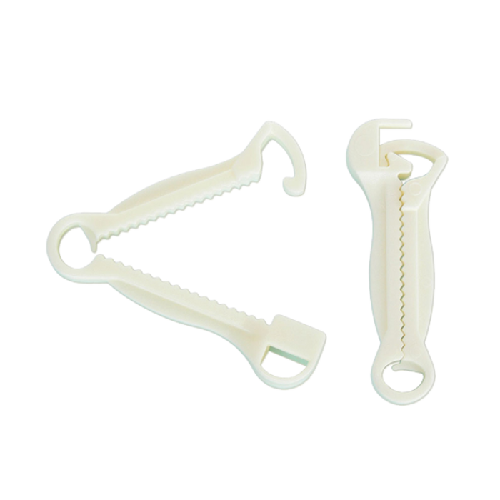 Umbilical cord clamp sterile white