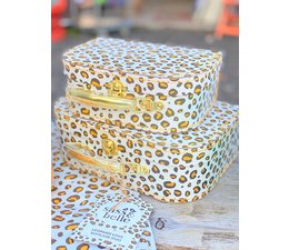 Leopard Love Koffertjes, groot model | Sass & Belle