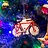 Kerstbal rode fiets | Sass & Belle