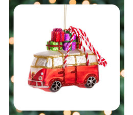 * SOLD * Kersthanger VW Camperbusje met cadeaus  | Sass & Belle
