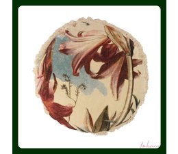 Imbarro * SOLD * Rond woonkussen Lilian