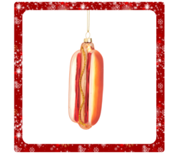 Heerlijk kerstornament "Hot Dog" | Sass & Belle