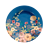 Rice! * SOLD * Flower Collage Plate rectangular - dinner / Bowl M
