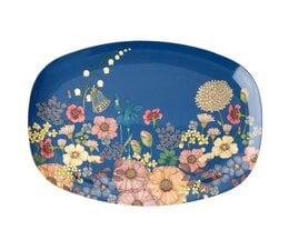 Rice! Flower Collage Plate rectangular - dinner / Bowl M