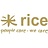 Rice! Flower Collage Plate rectangular - dinner / Bowl M